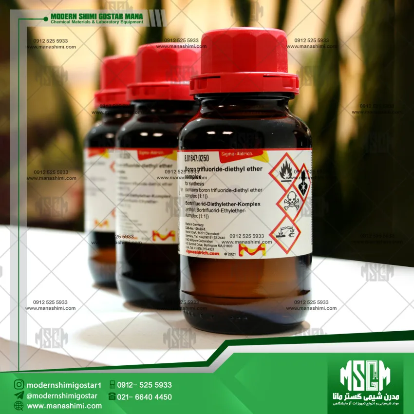 image-hadbeen-taken-by-manashimi.com-website بورون تری فلوراید دی اتیل اتر کمپلکس-801647 Merck-Boron trifluoride-diethyl ether complex for synthesis. CAS No. 109-63-7, EC Number 203-689-8.