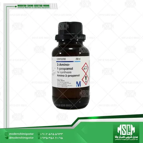 3-آمینو-1-پروپانول-800423-3-Amino-1-propanol با cas no. 156-87-6-پکیجها: 5ml,250ml,25kg، جرم مولی: 75.11، فرمول: C3H9NO-merck-sigmaaldrich