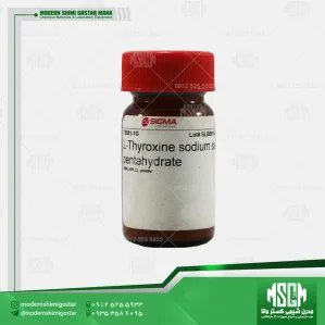ال تیروکسین سدیم سالت پنتاهیدرات (کد T2501) L-Thyroxine sodium salt pentahydrate- cas 6106-07-6