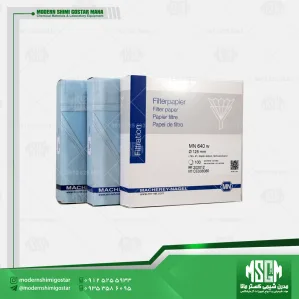 کاغذ صافی 12/5 سانت (9s) fast، گرید MN 640 w باند مشکی (کد 202012) MN آلمان