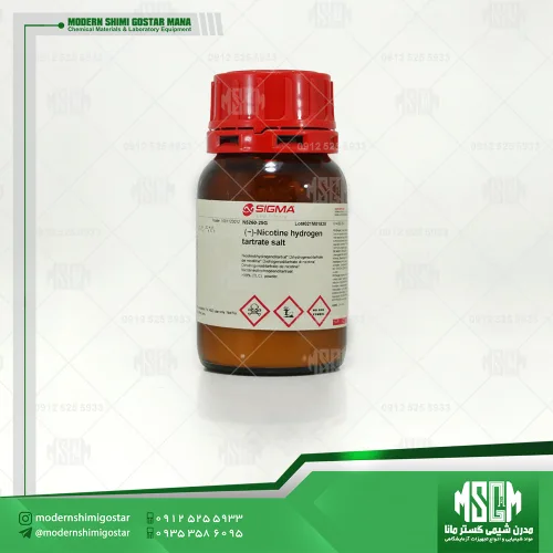 نیکوتین هیدروژن تارتارات سالت (کد N5260) (−)-Nicotine hydrogen tartrate salt-cas 65-31-6