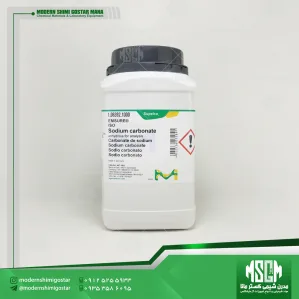 سدیم کربنات خشک (Merck 106392) Sodium carbonate anhydrous-cas 497-19-8 - Linear Formula: Na2CO3