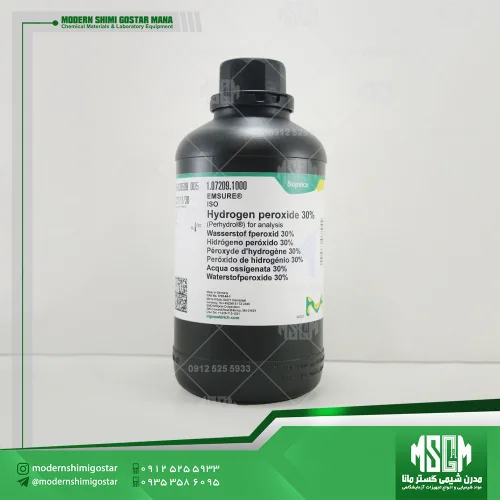 هیدروژن پروکساید 30% (اب اکسیژنه 107209) Hydrogen peroxide 30% CAS 7722-84-1
