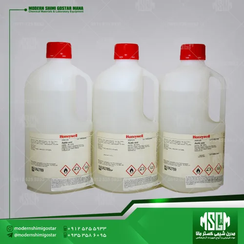 استیک اسید با خلوص بالا (Honeywell 27221) Acetic acid 99-100%, Puriss- cas 64-19-7