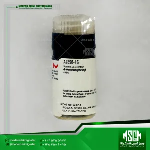 4-آمینو بی فنیل (Sigma A2898) 4-Aminobiphenyl-cas 92-67-1- پکیج: 1 و 5 گرمی، فرمول: C6H5C6H4NH2
