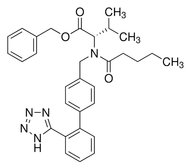 Structure والزارتان ریلیتد کامپاند C | کد Valsartan Related Compound C | Phr1877