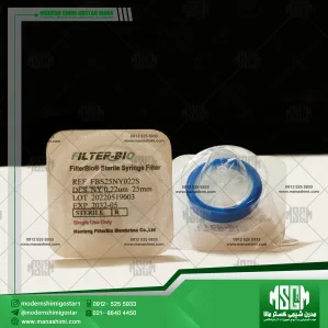 فیلتر سرسرنگی 0.22 میکرون نایلون (Nylon66) برند FilterBio | قطر 25mm