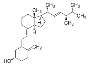 structure Ergocalciferol (Vitamin D2)
