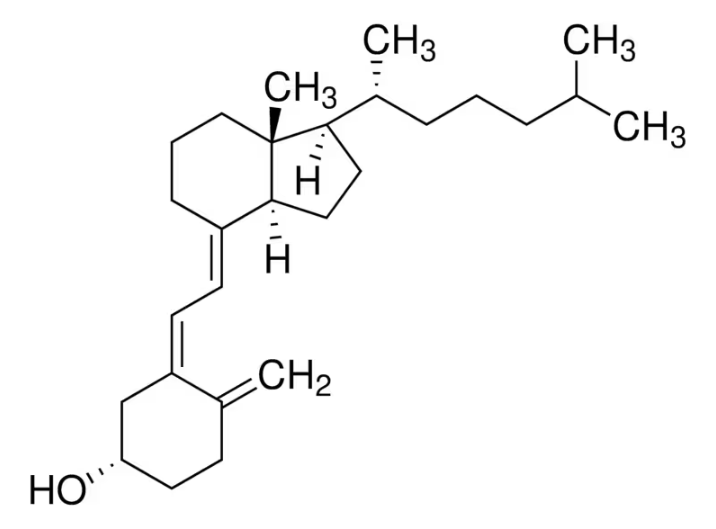 structure Cholecalciferol (Vitamin D3)