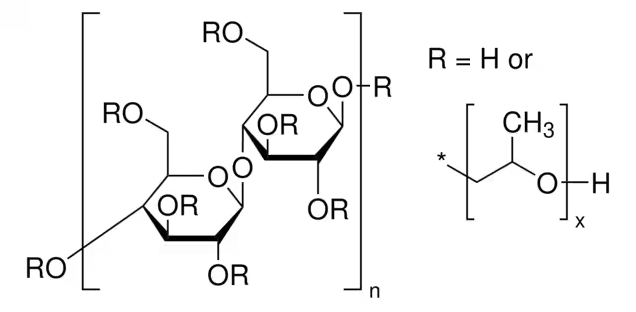 191892 Hydroxypropyl cellulose-Structure